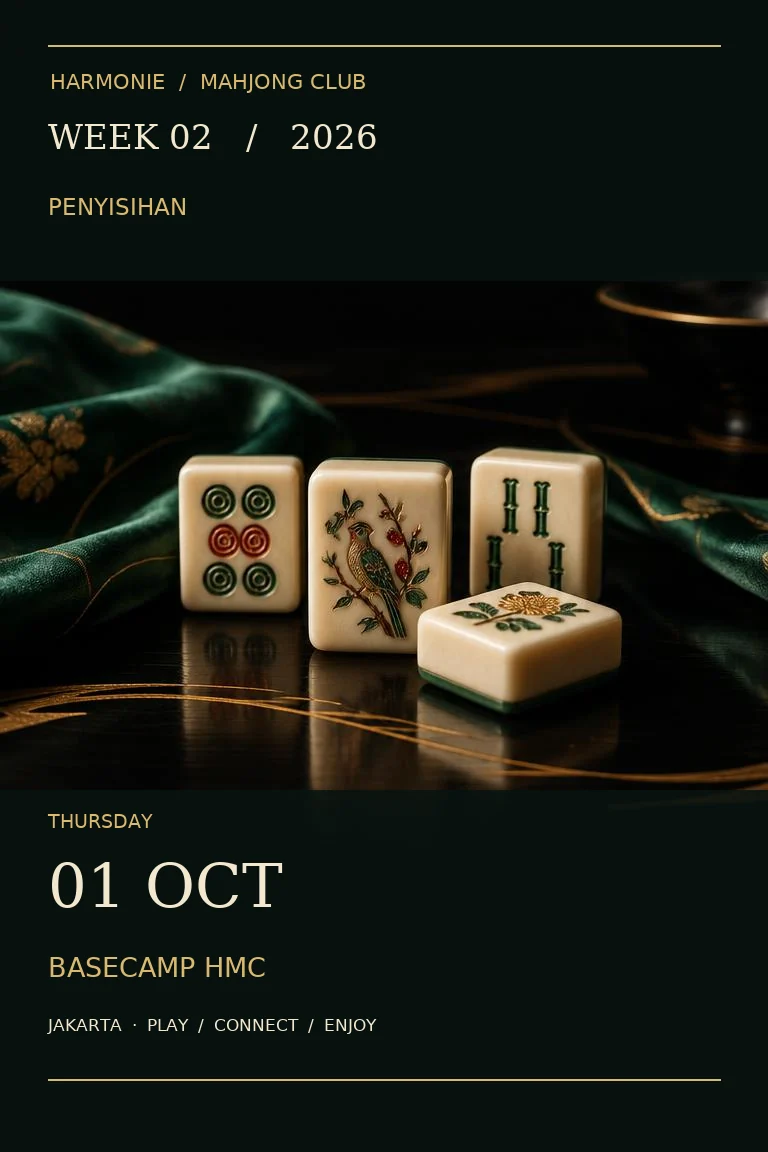 Poster Harmonie Week 2 · 1 Oktober