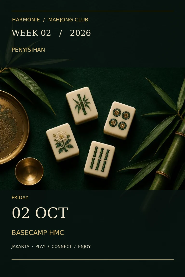 Poster Harmonie Week 2 · 2 Oktober